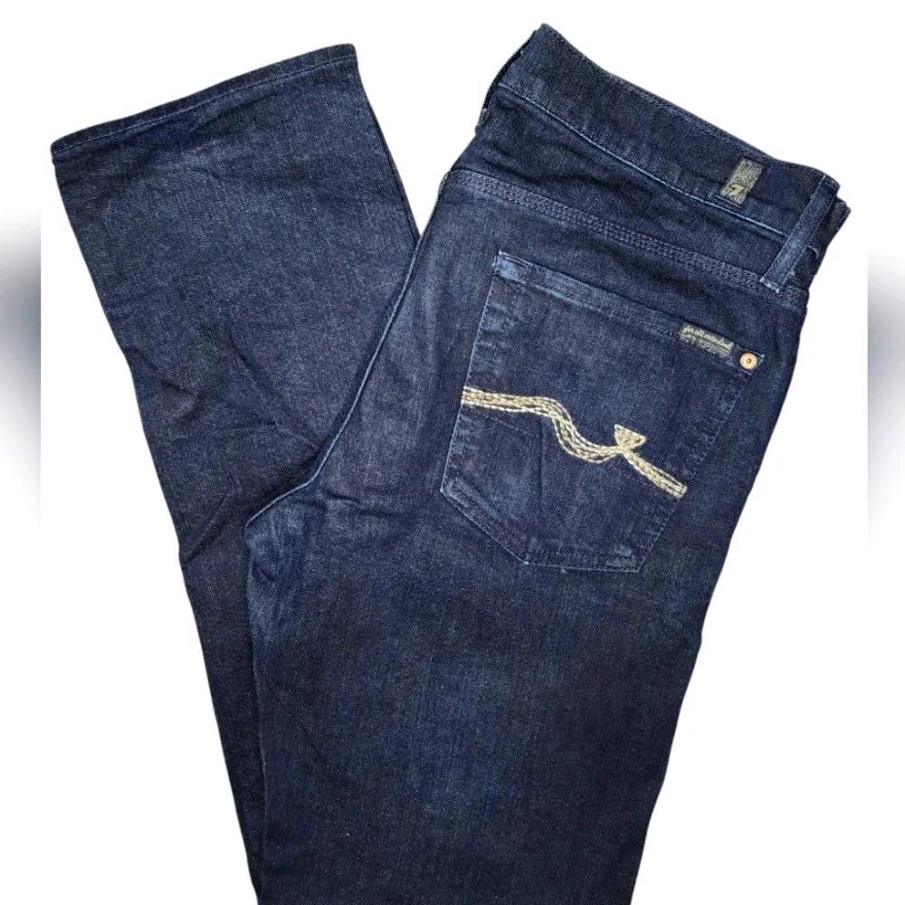7 FOR ALL MANKIND men's slimmy jeans, size 33, darkwash